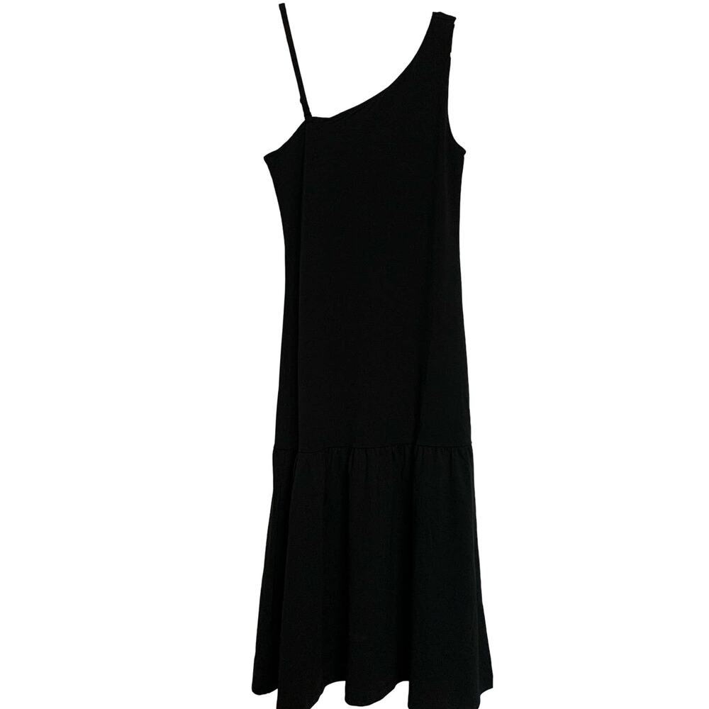 Banana Republic tall black asymmetrical midi dress NWOT size XS